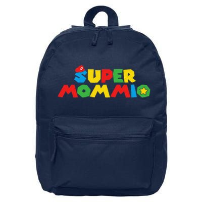 Super Gamer Mom Unleashed Celebrating Motherly Powers 16 in Basic Backpack