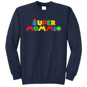 Super Gamer Mom Unleashed Celebrating Motherly Powers Tall Sweatshirt