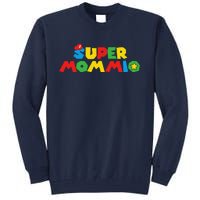 Super Gamer Mom Unleashed Celebrating Motherly Powers Tall Sweatshirt