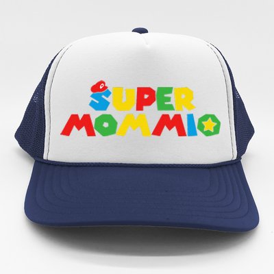 Super Gamer Mom Unleashed Celebrating Motherly Powers Trucker Hat