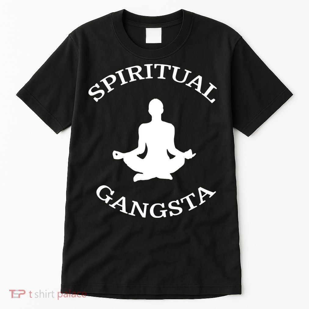 Spiritual Gangsta Men Womens Funny Yoga Tall T-Shirt
