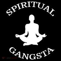 Spiritual Gangsta Men Womens Funny Yoga Tall T-Shirt