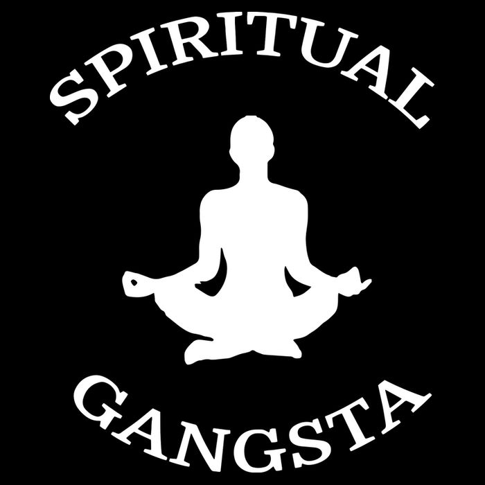 Spiritual Gangsta Men Womens Funny Yoga Drawstring Bag