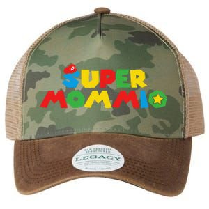 Super Gamer Mom Unleashed Celebrating Motherly Powers Legacy Tie Dye Trucker Hat