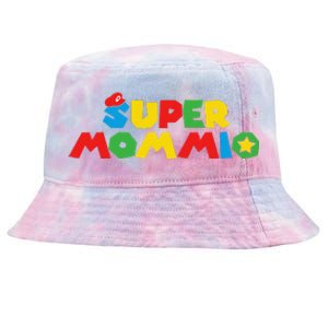 Super Gamer Mom Unleashed Celebrating Motherly Powers Tie-Dyed Bucket Hat