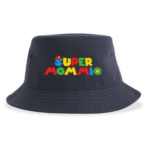 Super Gamer Mom Unleashed Celebrating Motherly Powers Sustainable Bucket Hat