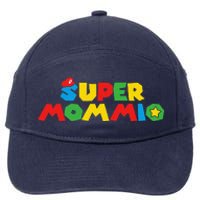 Super Gamer Mom Unleashed Celebrating Motherly Powers 7-Panel Snapback Hat