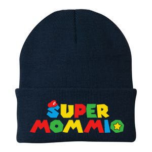 Super Gamer Mom Unleashed Celebrating Motherly Powers Knit Cap Winter Beanie