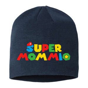 Super Gamer Mom Unleashed Celebrating Motherly Powers Sustainable Beanie