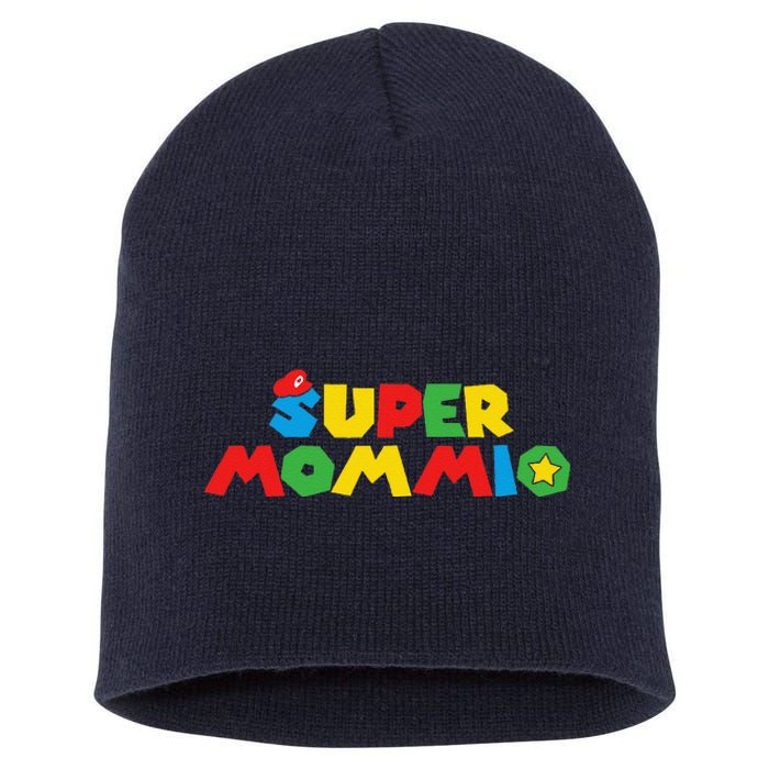 Super Gamer Mom Unleashed Celebrating Motherly Powers Short Acrylic Beanie