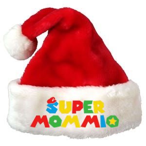 Super Gamer Mom Unleashed Celebrating Motherly Powers Premium Christmas Santa Hat