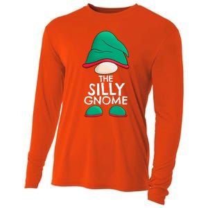 Silly Gnome Matching Family Christmas Pajama Outfits Xmas Gift Cooling Performance Long Sleeve Crew