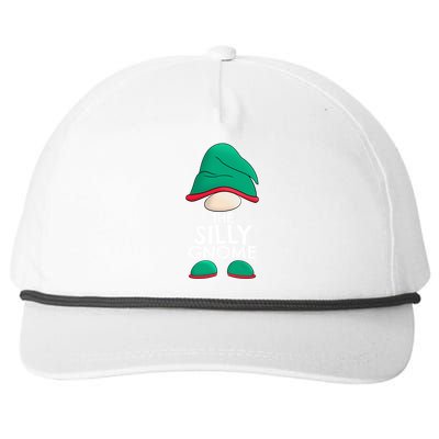 Silly Gnome Matching Family Christmas Pajama Outfits Xmas Gift Snapback Five-Panel Rope Hat