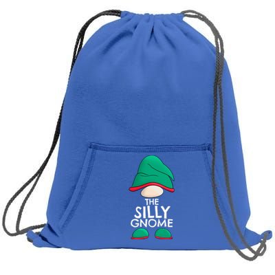 Silly Gnome Matching Family Christmas Pajama Outfits Xmas Gift Sweatshirt Cinch Pack Bag