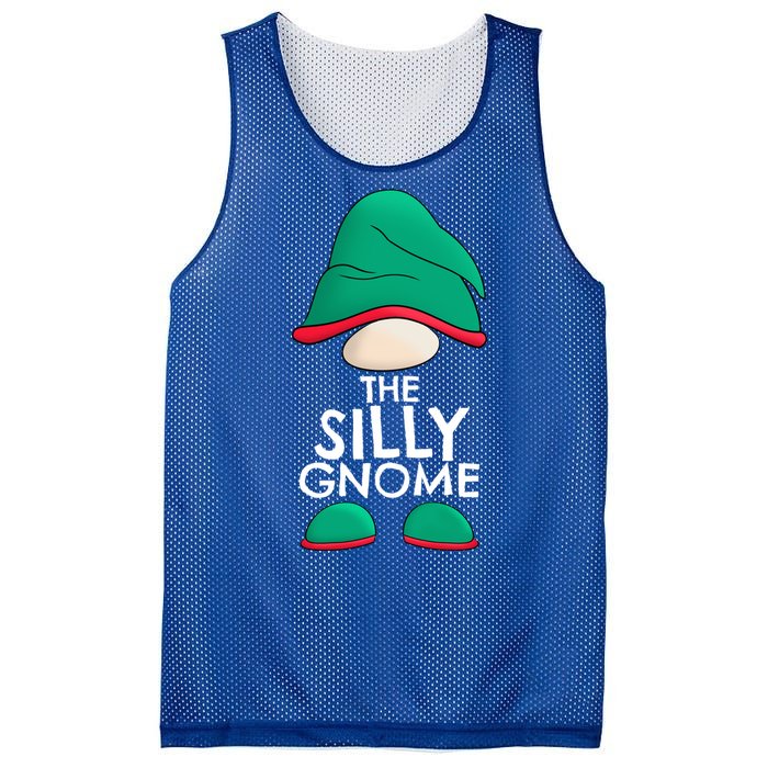 Silly Gnome Matching Family Christmas Pajama Outfits Xmas Gift Mesh Reversible Basketball Jersey Tank