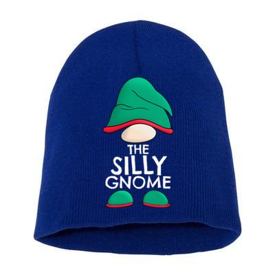 Silly Gnome Matching Family Christmas Pajama Outfits Xmas Gift Short Acrylic Beanie