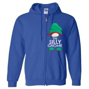 Silly Gnome Matching Family Christmas Pajama Outfits Xmas Gift Full Zip Hoodie