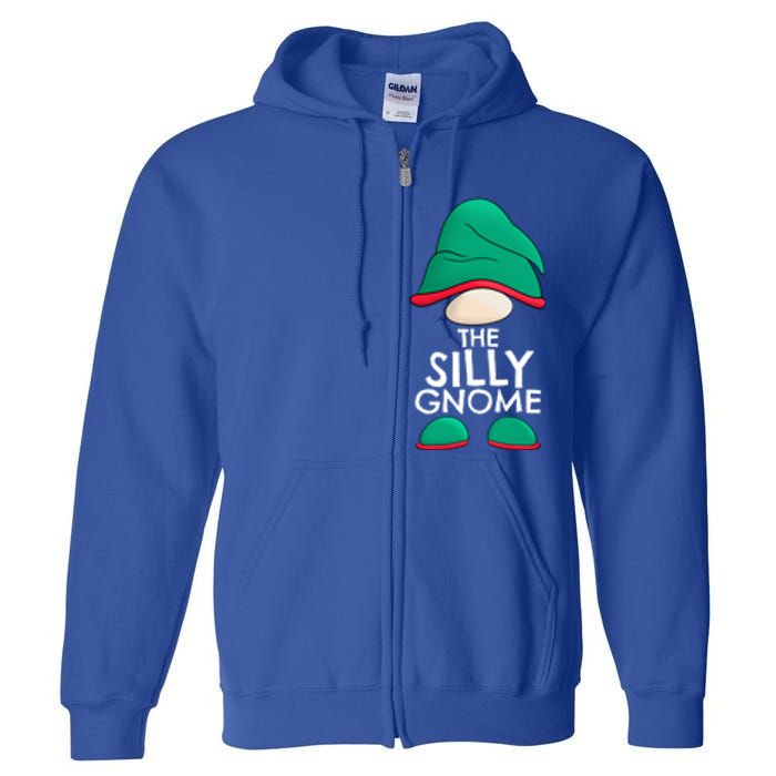 Silly Gnome Matching Family Christmas Pajama Outfits Xmas Gift Full Zip Hoodie