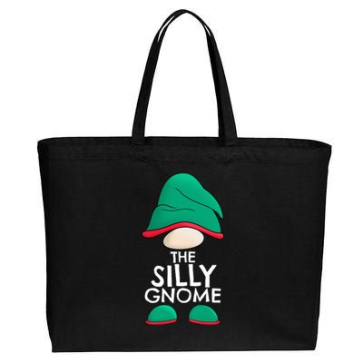 Silly Gnome Matching Family Christmas Pajama Outfits Xmas Gift Cotton Canvas Jumbo Tote