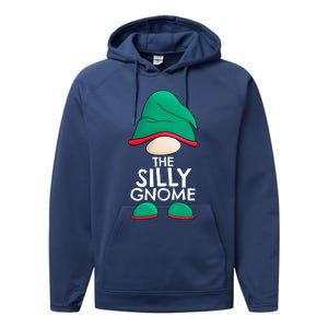 Silly Gnome Matching Family Christmas Pajama Outfits Xmas Gift Performance Fleece Hoodie