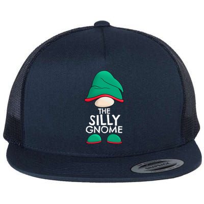 Silly Gnome Matching Family Christmas Pajama Outfits Xmas Gift Flat Bill Trucker Hat