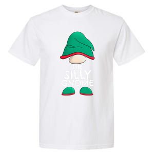 Silly Gnome Matching Family Christmas Pajama Outfits Xmas Gift Garment-Dyed Heavyweight T-Shirt