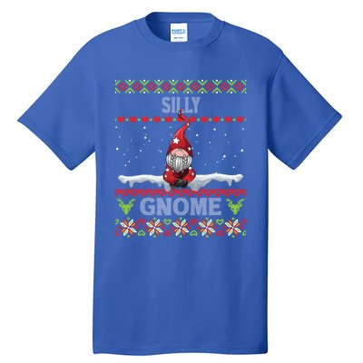 Silly Gnome Matching Family Christmas Ugly Pjs Funny Gift Tall T-Shirt