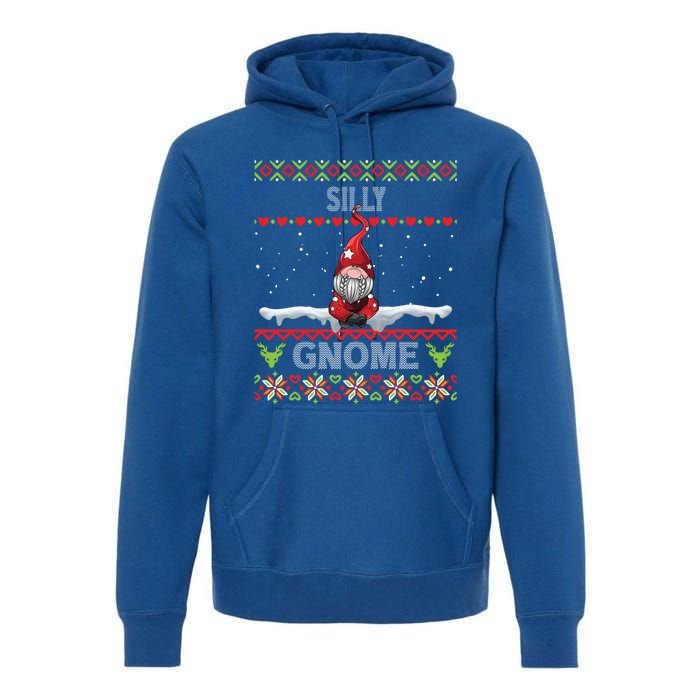 Silly Gnome Matching Family Christmas Ugly Pjs Funny Gift Premium Hoodie