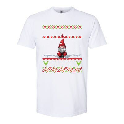 Silly Gnome Matching Family Christmas Ugly Pjs Funny Gift Softstyle CVC T-Shirt