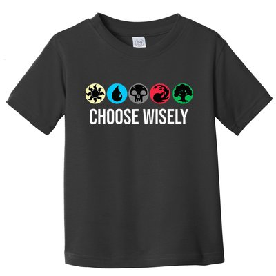 Symbols Gathering Magic Choose Wisely Blue Red Green Toddler T-Shirt