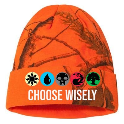 Symbols Gathering Magic Choose Wisely Blue Red Green Kati Licensed 12" Camo Beanie