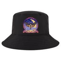 Stained Glass Moth Butterfly Moon Crest Cool Comfort Performance Bucket Hat