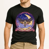 Stained Glass Moth Butterfly Moon Crest Performance Shirt