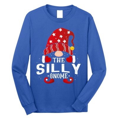 Silly Gnome Matching Christmas Pjs For Family Cute Gift Long Sleeve Shirt