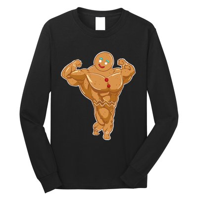 Superhero Gingerbread man Long Sleeve Shirt