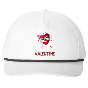 Sorry Girls Mom Is My Valentine Funny Dabbing Heart Valentine Day Snapback Five-Panel Rope Hat