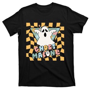 Spooky Ghost Malone Parody Hip Hop Halloween Fun T-Shirt