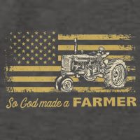 So God Made A Farmer USA Flag Patriotic Farming Gift Farmer Vector Backpack