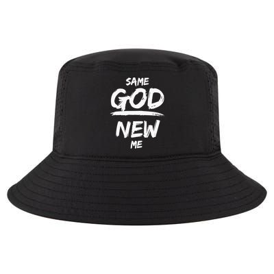 Same God New Me For Funny Jesus Christian Cool Comfort Performance Bucket Hat
