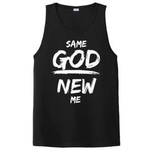 Same God New Me For Funny Jesus Christian PosiCharge Competitor Tank