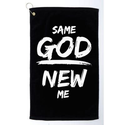 Same God New Me For Funny Jesus Christian Golf Towel