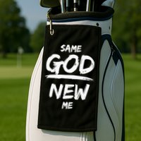 Same God New Me For Funny Jesus Christian Golf Towel