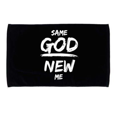 Same God New Me For Funny Jesus Christian Microfiber Hand Towel