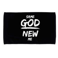 Same God New Me For Funny Jesus Christian Microfiber Hand Towel