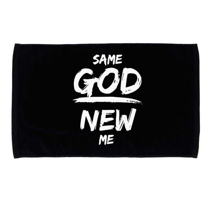 Same God New Me For Funny Jesus Christian Microfiber Hand Towel