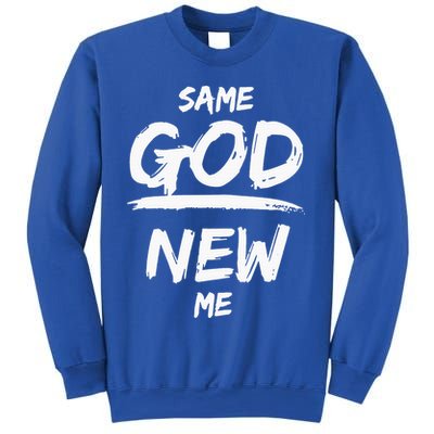 Same God New Me For Funny Jesus Christian Sweatshirt