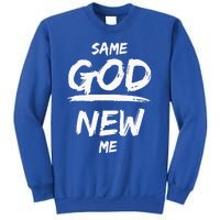 Same God New Me For Funny Jesus Christian Sweatshirt