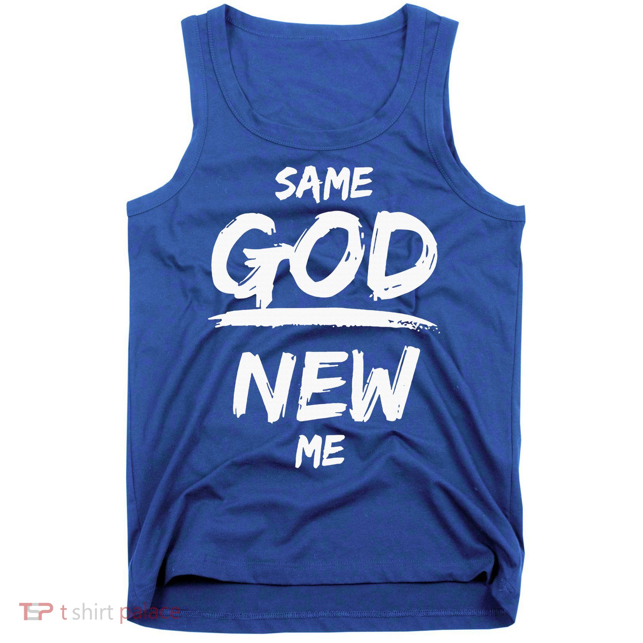 Same God New Me For Funny Jesus Christian Tank Top
