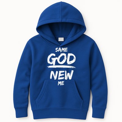 Same God New Me For Funny Jesus Christian Kids Hoodie