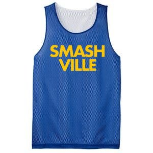 Smashville Gold Nashville Tennessee  Mesh Reversible Basketball Jersey Tank